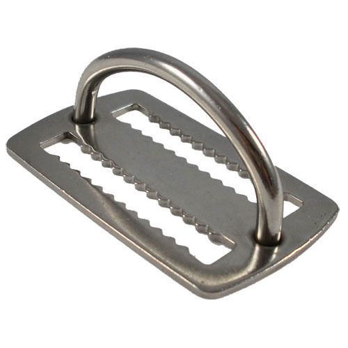 Camu Scuba Diving Stainless Steel Weight Belt Keeper with D-Ring